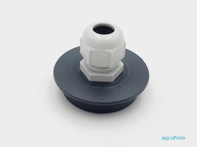 PVC fitting - Adapter-PUK 50 mm / Pg13.5 with cable gland, glue connection / cable gland Pg13.5