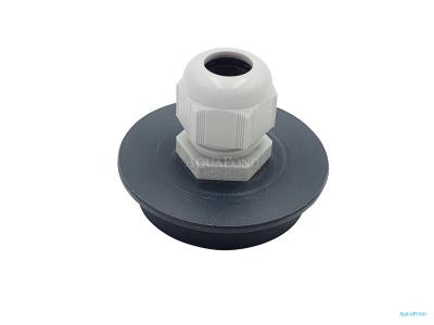 PVC fitting - Adapter-PUK 50 mm / Pg13.5 with cable gland, glue connection / cable gland Pg13.5