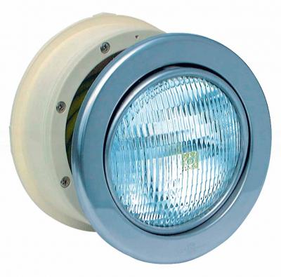 Projecteur subaquatique MTS 300 W, en acier inoxydable, pour piscines à feuilles