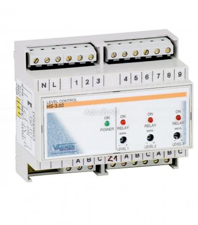 Surveillance électronique du niveau dans le réservoir de stockage Sonde 7x - Sur rail DIN