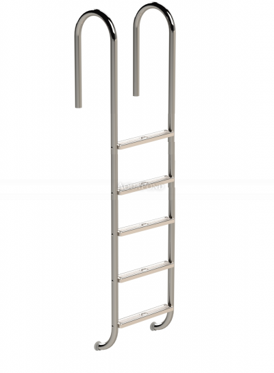 Eichenwald Ideal - Échelle en acier inoxydable Tina 5 marches, AISI 316