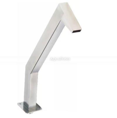 Bec verseur Giraffe 55 mm en acier inoxydable poli AISI 316 - raccord 63 mm, finition brillante