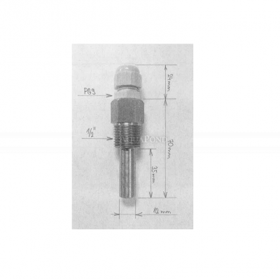 Régulateur différentiel de température - Évier pour sonde inox 1/2"