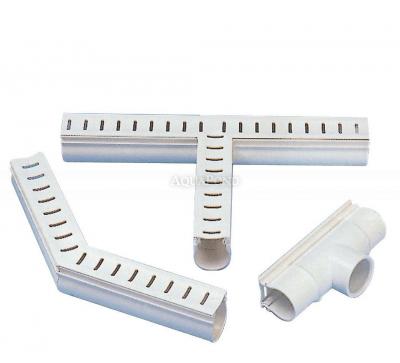 Raccordement de drainage pour le caniveau 