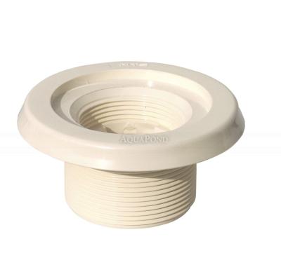 Élément de base de la buse MTS, raccord fileté R 2" AG 2" x 1½" ABS, longueur 40 mm, couleur blanche, pour piscines à film et préfabriquées