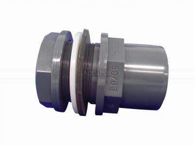 Raccord PVC - Passe-fil adhésif 75/90 x 3" ext., collage / filetage extérieur