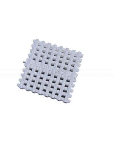 Grille de débordement, grille pour piscines publiques - blanche - largeur 246 mm, hauteur 35 mm, le prix est pour 1 morceau de grille