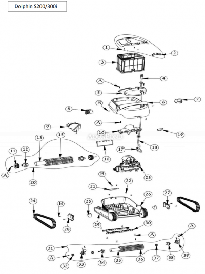 Aspirateur de piscine automatique Dolphin S200