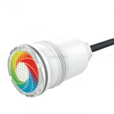 Lumière SeaMAID MINI 9 LED RGB colorées, installation dans la buse, pour piscines liner et préfabriquées