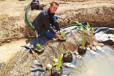 Oase Tapis de coco pour bassin, largeur 1 m, au mètre