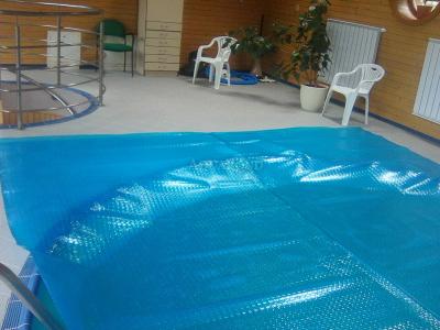 Feuille solaire Geobubble - 400 mic, largeur 3,6 m, mètre, prix au m²