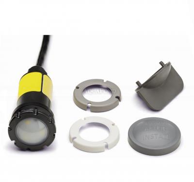 Mini lampe LED ZODIAC RGBW colorée 24 W, 505 lm, filetage extérieur 1,5", pour piscines à foil