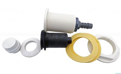 Bouton pneumatique blanc