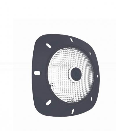 Lampe magnétique SeaMAID, cadre gris, 18 LED blanches, 2 W, 200 lm, pour piscines liner et préfabriquées