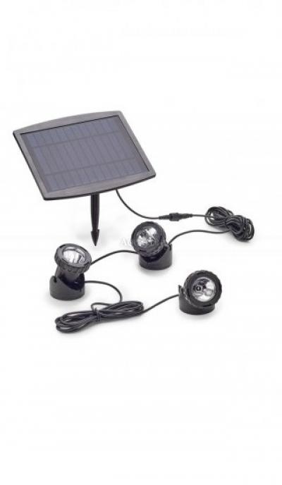 Pontec PondoSolar LED Set 3 - Kit d'éclairage solaire à LED