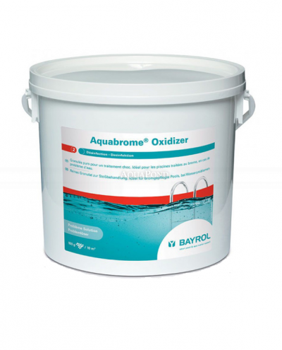 BAYROL Aquabrome Oxidizer 5 kg, préparation de brome à dissolution rapide pour désinfection choc