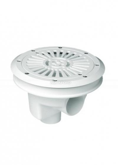 Siphon de fond Astral Round ∅ 200 mm avec grille plate, pour piscines liner