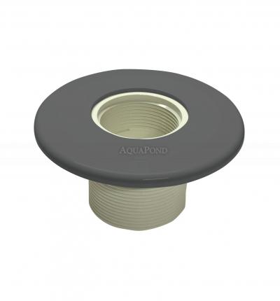 Buse VA, courbée, pour luminaires 1,5", gris foncé (RAL7016), pour piscines préfabriquées