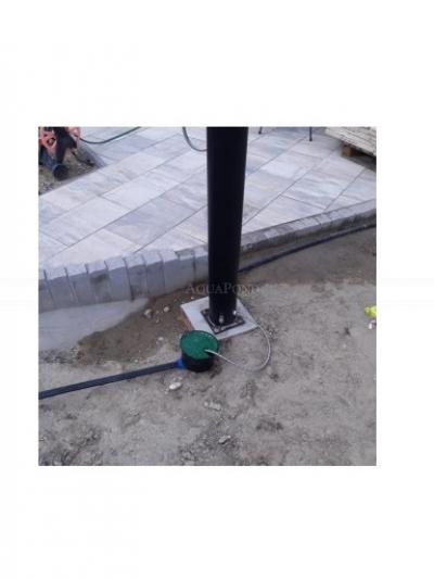 Tuyau d'eau F1/2"xF1/2" 1000 mm inox tressé flexi DN 13 90°C