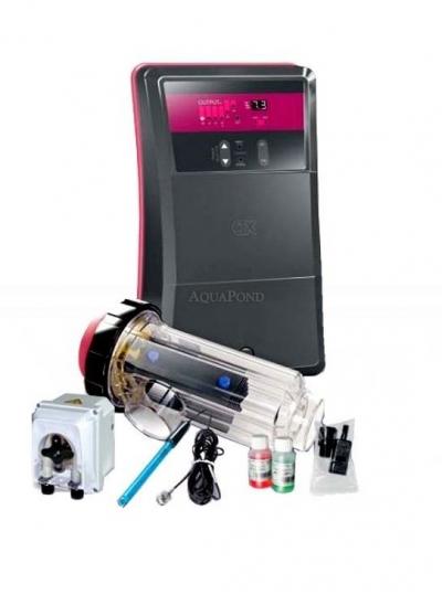 Astralpool Solinator CTX Go Salt 21 pour piscines jusqu'à 100 m3, avec sonde pH et pompe doseuse pH moins
