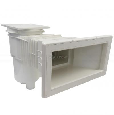 Astralpool Skimmer 17,5 l avec col standard avec cadre décoratif, pour piscines béton sans liner