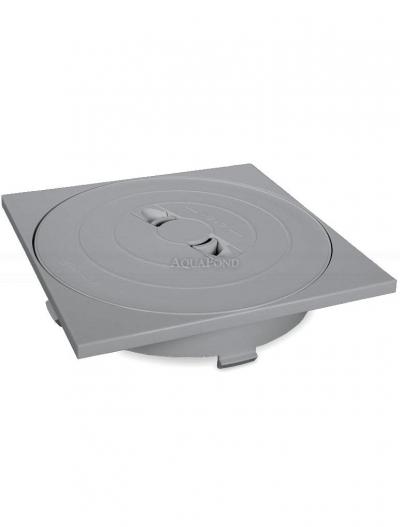 Couvercle supérieur avec cadre pour skimmers 17,5 l - gris clair (RAL7004)