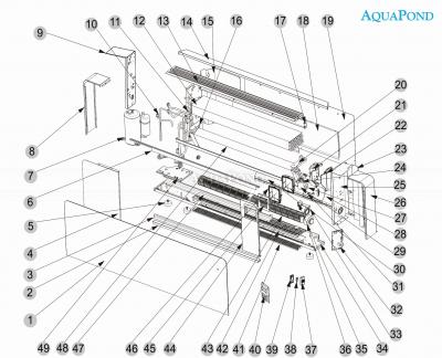  Pièces détachées pour déshumidificateur STORM 100 noir