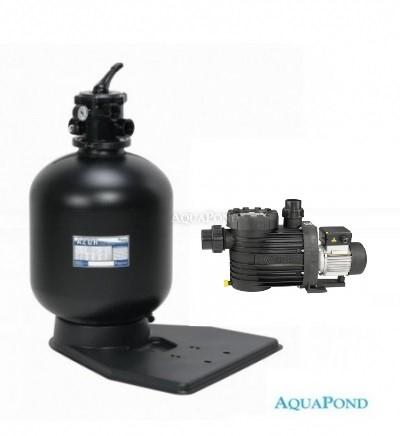 Appareil de filtration Azur Kit 380 sur palette avec pompe Bettar Top 6, 6 m3/h sans tuyau de raccordement