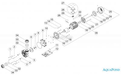  Pièces détachées pour pompe CALA 200M