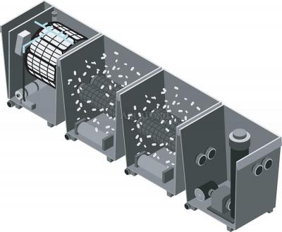 Oase ProfiClear Premium DF-L OC alimenté par gravité - filtre à tambour de bassin - raccordement par gravité