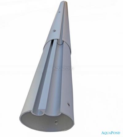 Tige d'enroulement télescopique - longueur : 5,4-7,1 m (aluminium anodisé)