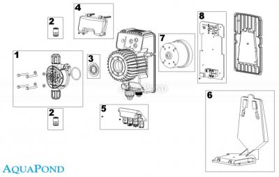  Pièces détachées pour pompe doseuse SEKO Tekna AKL 800 - NEUF