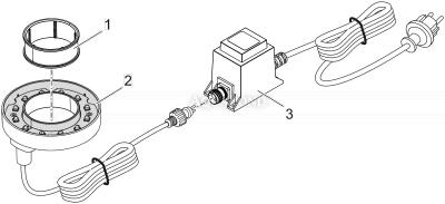  Pièces de rechange pour Oase Kit LED d'anneau de fontaine - éclairage de bassin