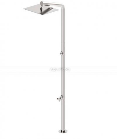 Douche à eau froide Orana avec lave-pieds - AISI 304