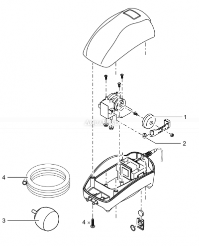 Pièces de rechange pour Pontec PondoAir Set 450 - compresseur d'air
