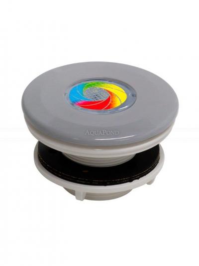 MINI Tube, buse VA 9 LED RVB colorée, 8,2 W (Gris clair RAL7004), pour piscines à film