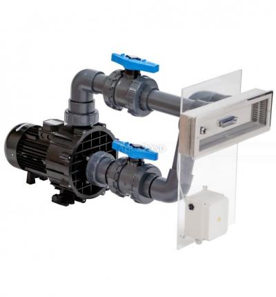 Contre-courant JET SWIM ATHLETE - 84 m3/h, 400 V, pompe BRAVUS, 1x bouton Piezo