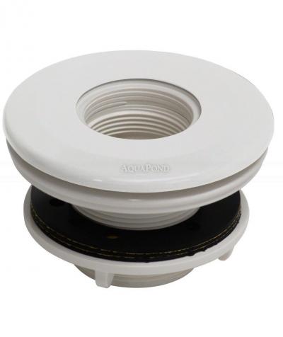 Buse VA kolor blanche, enroulée, pour lumières avec filetage extérieur 1,5", pour piscines en film