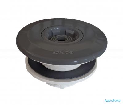 Buse Astralpool de recirculation système Multiflow avec filetage extérieur, couleur gris anthracite (RAL 7016), pour piscines préfabriquées
