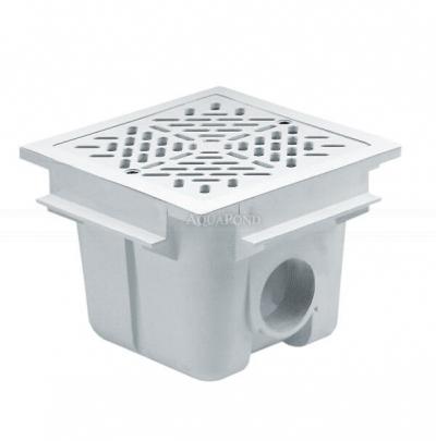 Astralpool sortie carrée avec grille en plastique ABS 210 x 210 mm, pour piscines liner