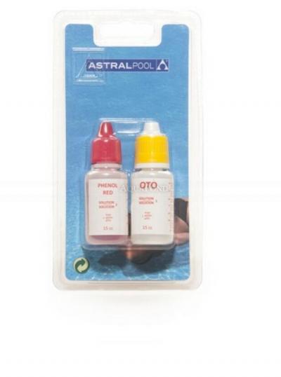 Solutions réactionnelles de remplacement d'O-tolidine et de phénol 2 x 15 ml