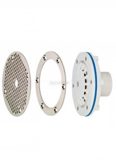 Buse de sol Kripsol avec grille en acier inoxydable, pour piscines à feuilles