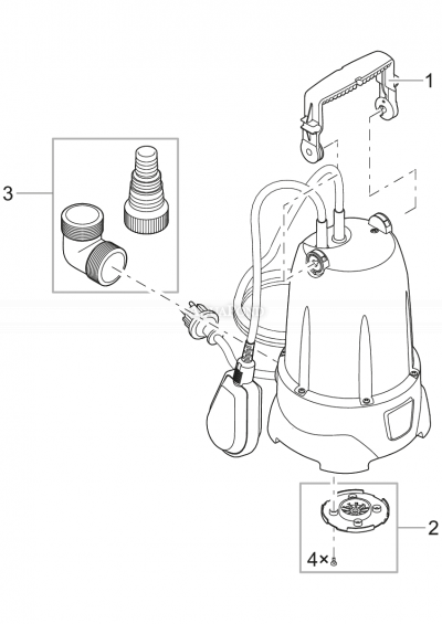 Pièces de rechange pour Oase ProMax ClearDrain 6000 - pompe submersible