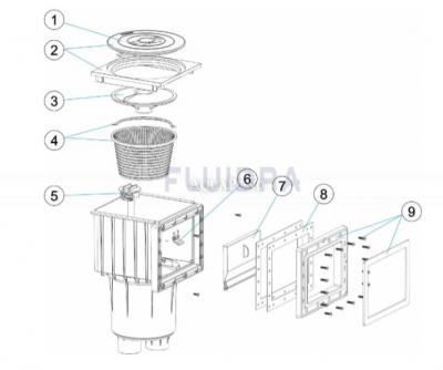 Pièces détachées pour AstralPool Skimmer SPS 250 - 17,5 l