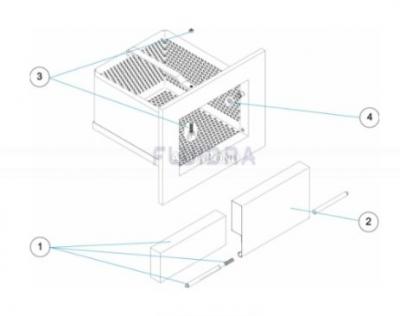Pièces de rechange pour Astralpool panier d'aspiration décoratif en acier inoxydable pour écumoire A-201, A202