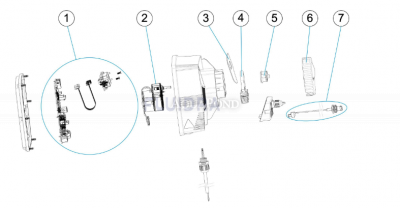 Pièces détachées pour la pompe doseuse automatique de chlore Control Basic Rx NEXT