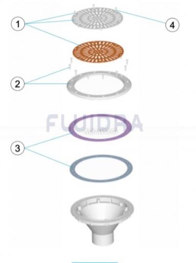 Pièces de rechange pour buse inférieure réglable 3"