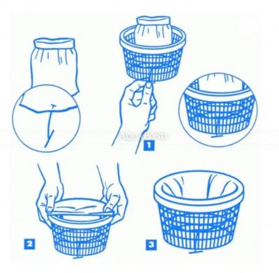 Sacs filtrants pour panier skimmer Net'skim