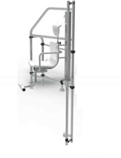 Ascenseur hydraulique pour piscines, longueur de poignée L-1000 mm - pour personnes jusqu'à 120 kg