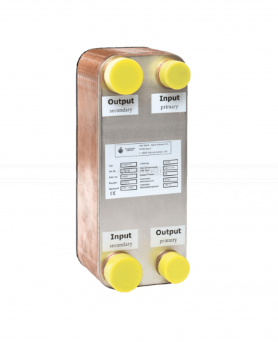 Échangeur de chaleur à plaques D-PWT 75 kW / 55°C brasé